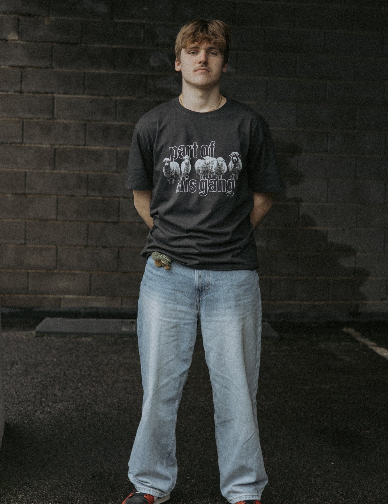 regular fit T-krekls | PART OF HIS GANG